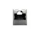 Preview: DINIC RJ45 Cat.6A/5e coupler Bu. to Bu. bulk RJ45 Bu./Bu., shielded, full metal